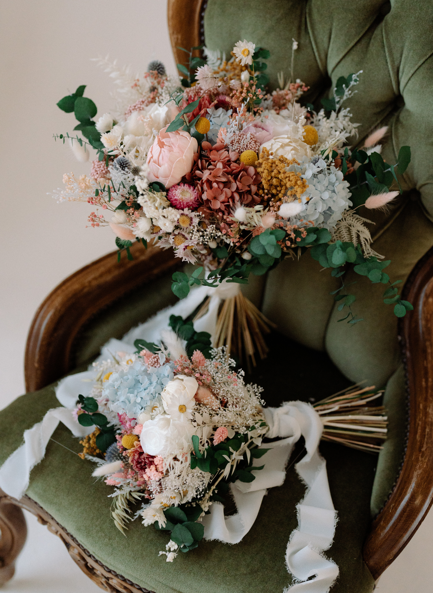 Anastasia Colourful Dried and Preserved Bridal Bouquet 2