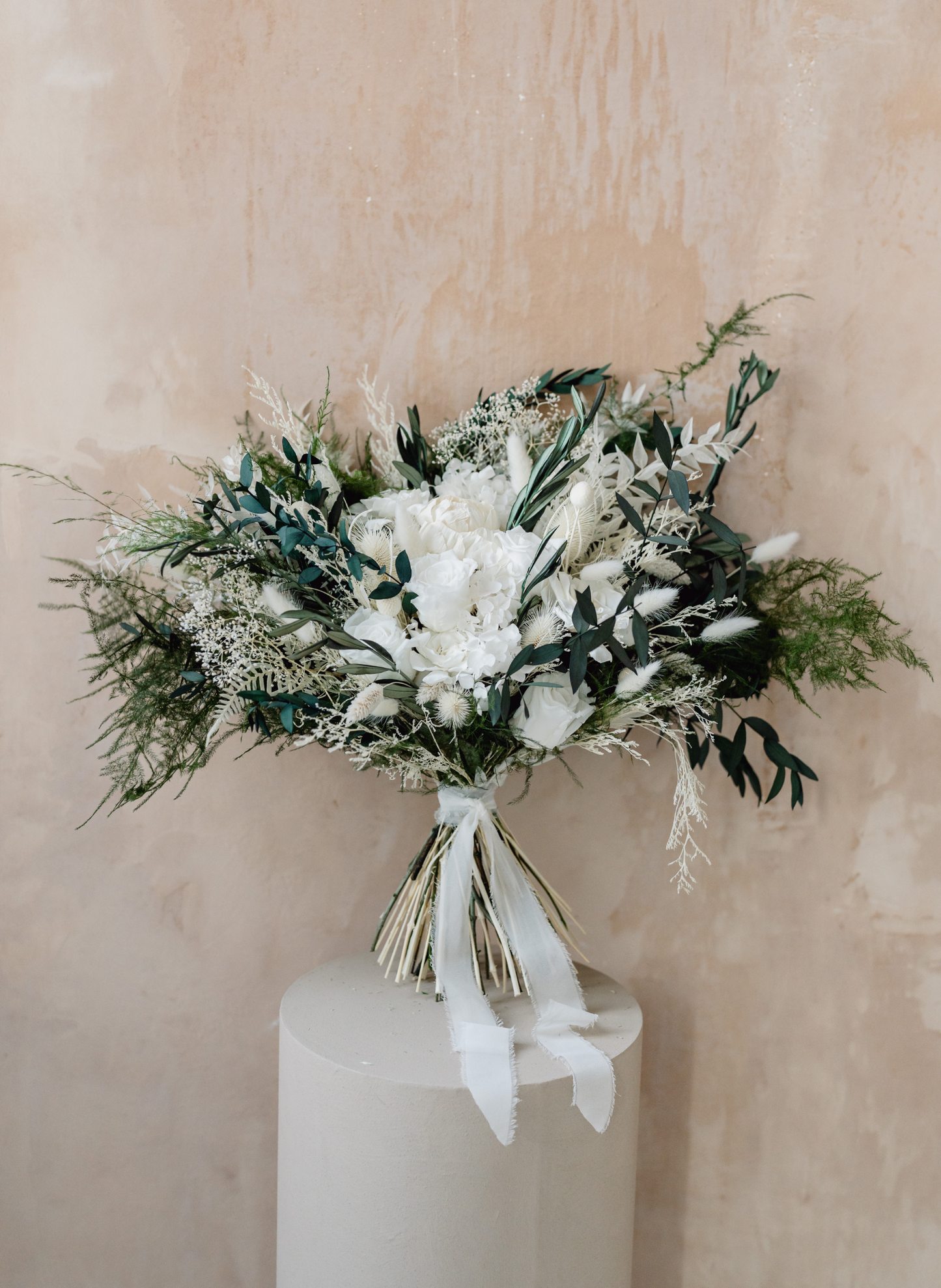 Eden Preserved Flower Flat Back Wedding Bridal Bouquet 2