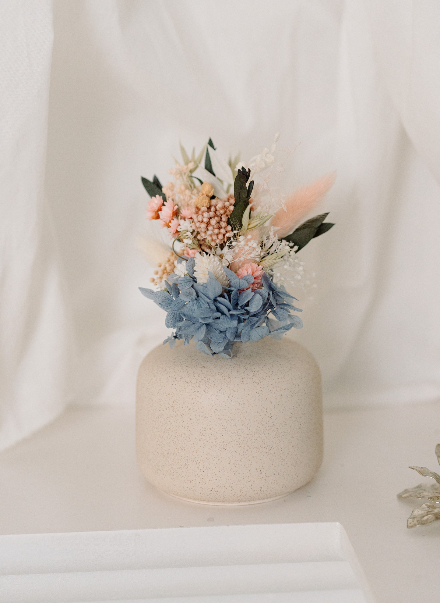 Happy Anniversary Dried Flower Bunch Greetings Card 1