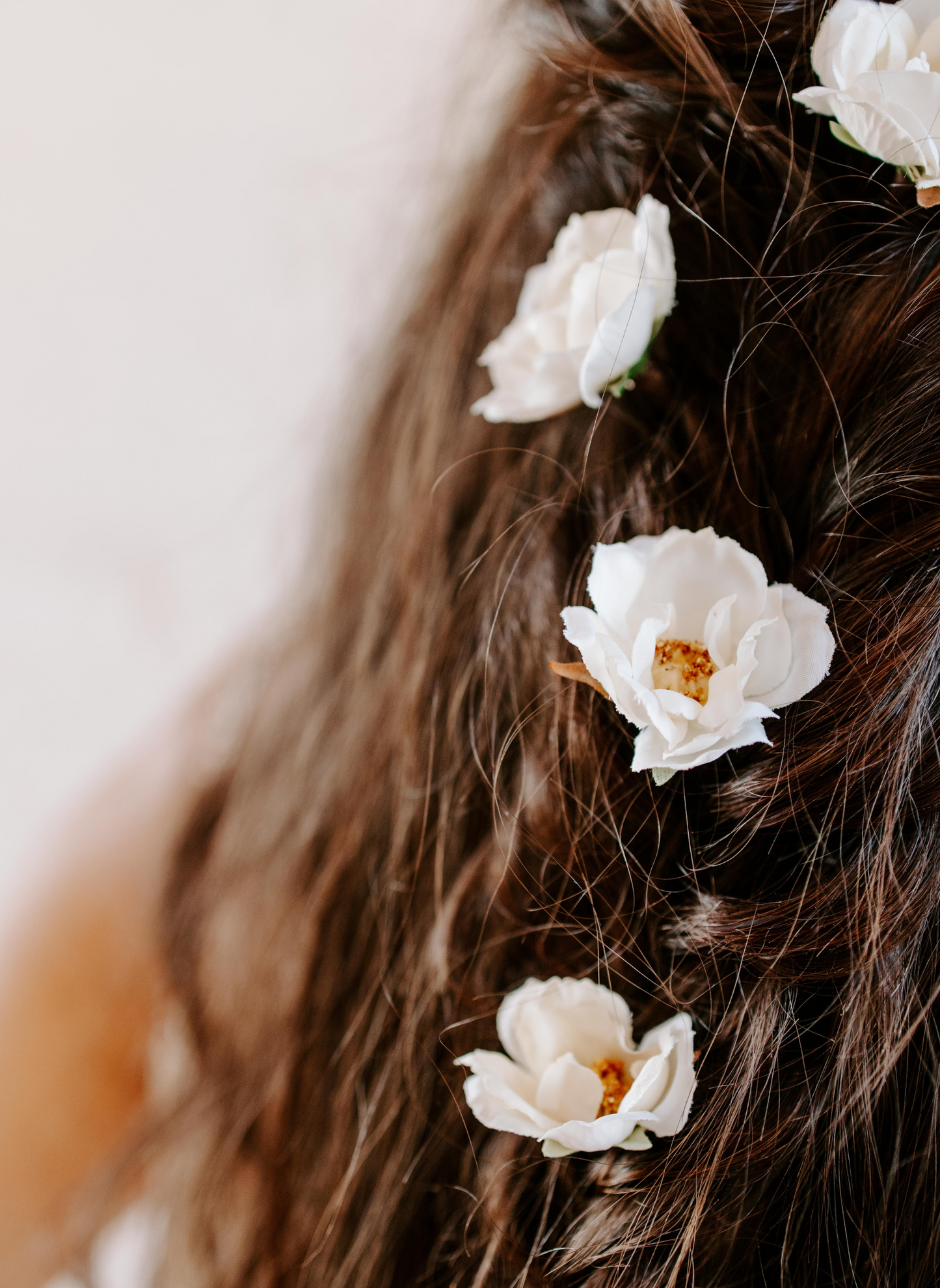 Harriet Wild Rose Wedding Bridal Flower Hair Pins 2