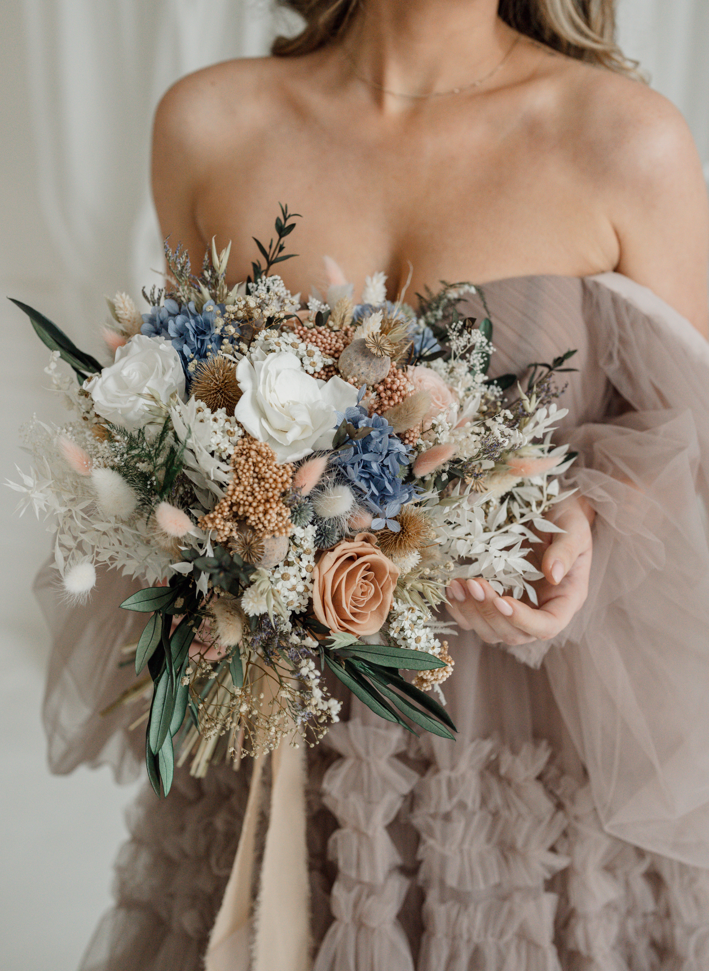 Lark Wildflower Dried and Preserved Bridal Bouquet 2