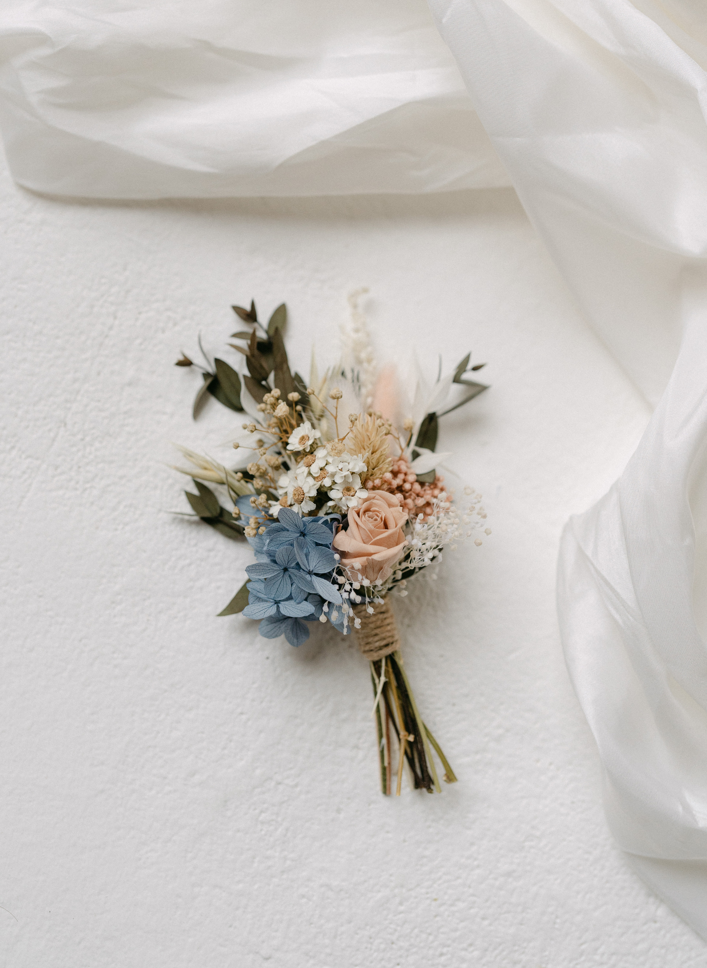 Lark Wildflower Wedding Dried Flower Buttonhole/ Boutonnière