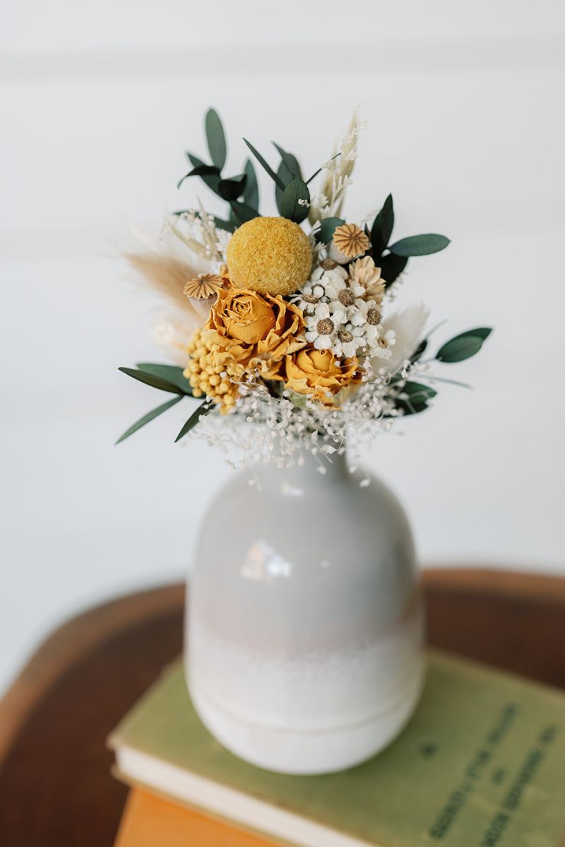 Ombré Glazed Grey Vase