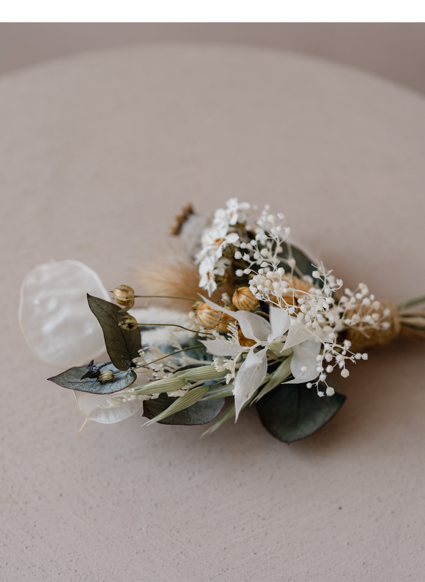 Rustic Boho Wedding Dried Flower Buttonhole Boutonniere 1