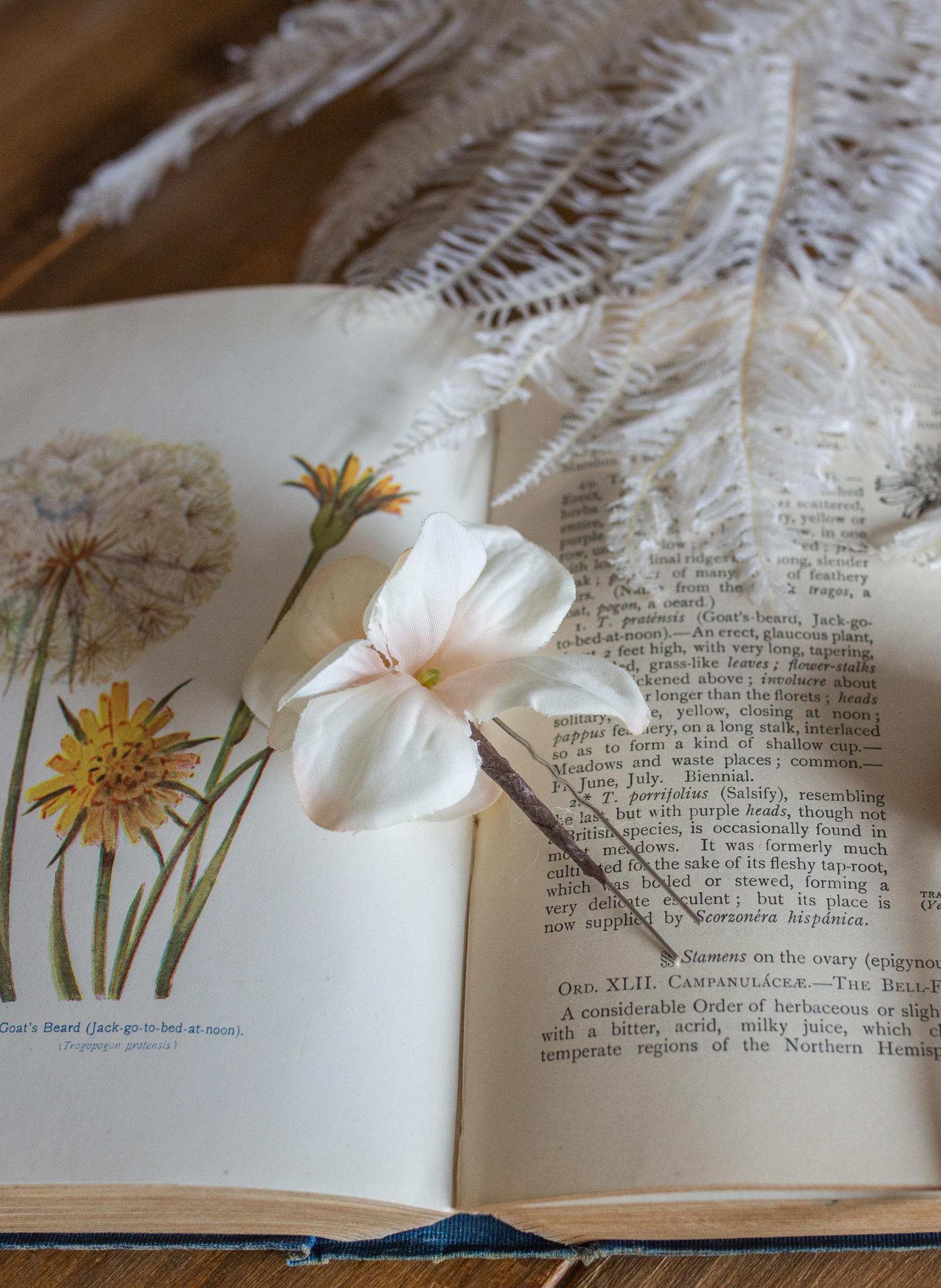 Emilia Hydrangea Wedding Flower Hair Pins 1