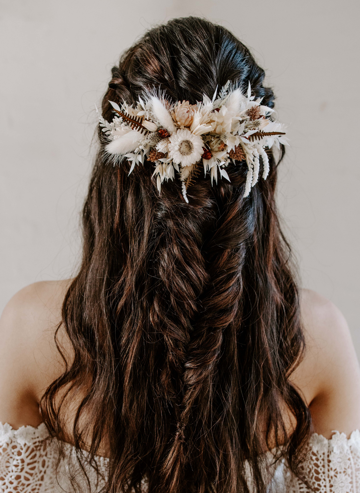 Georgia Dried Flower Bridal Headpiece 4