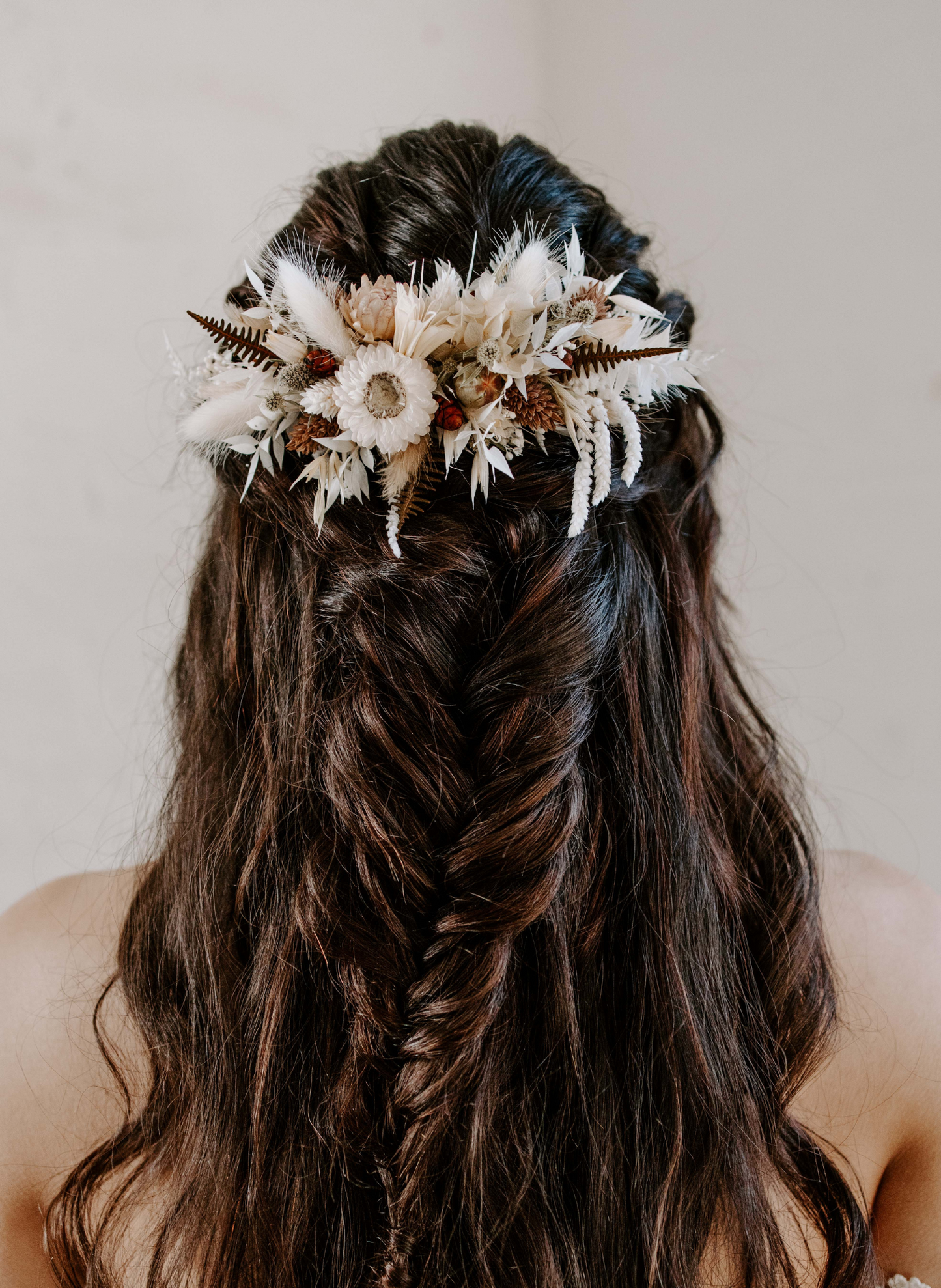 Georgia Dried Flower Bridal Headpiece 5