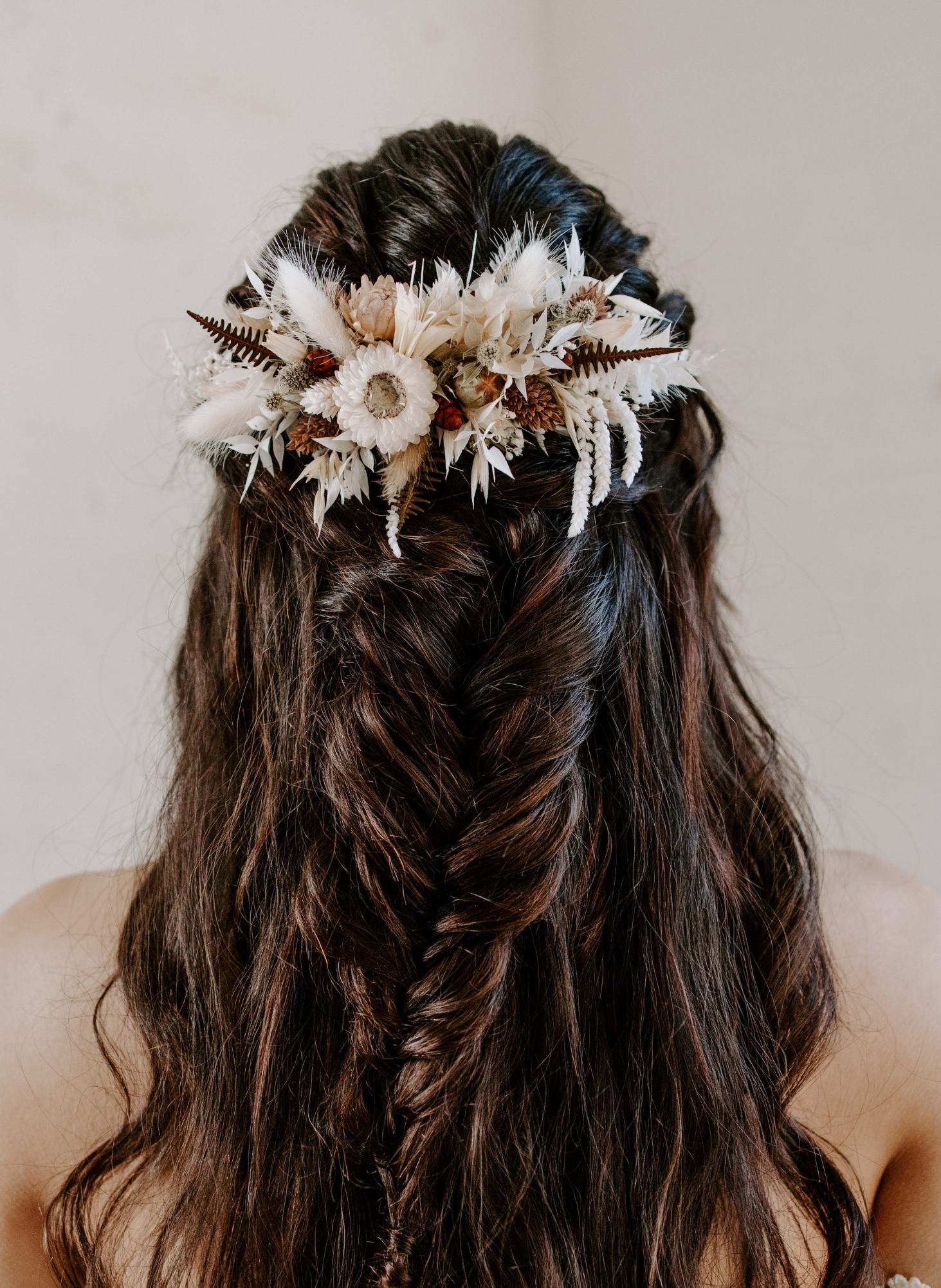 Georgia Dried Flower Bridal Headpiece 5