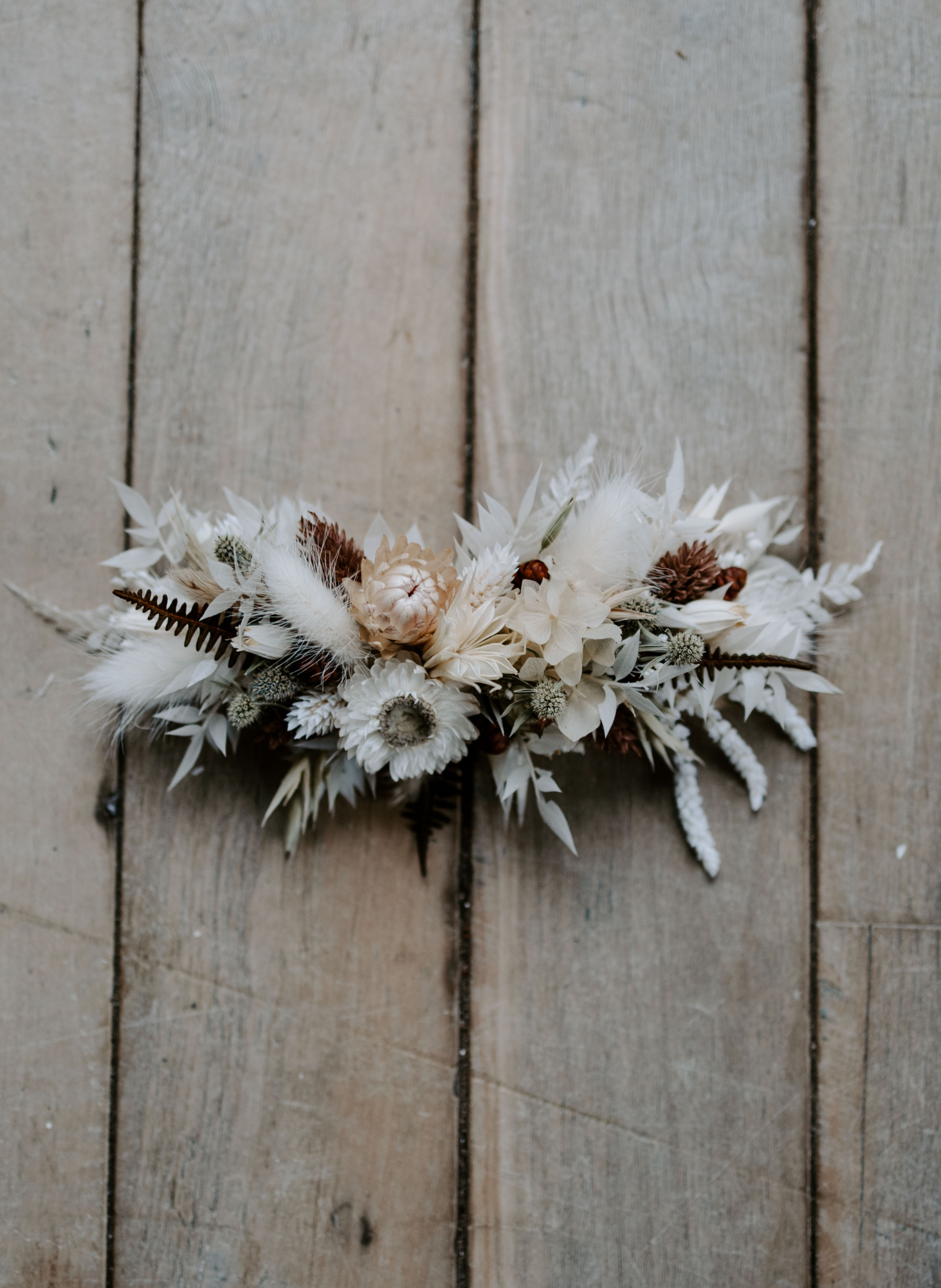 Georgia Dried Flower Bridal Headpiece 6