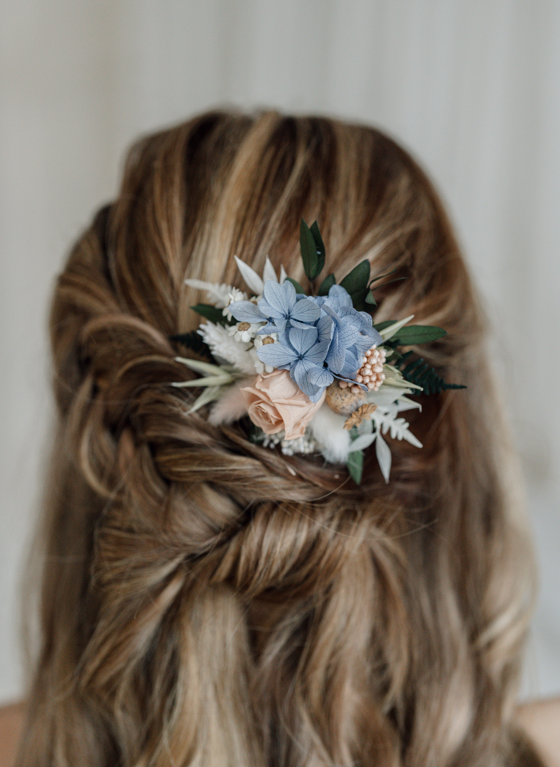 Lark Wildflower Wedding Dried Flower Hair Comb