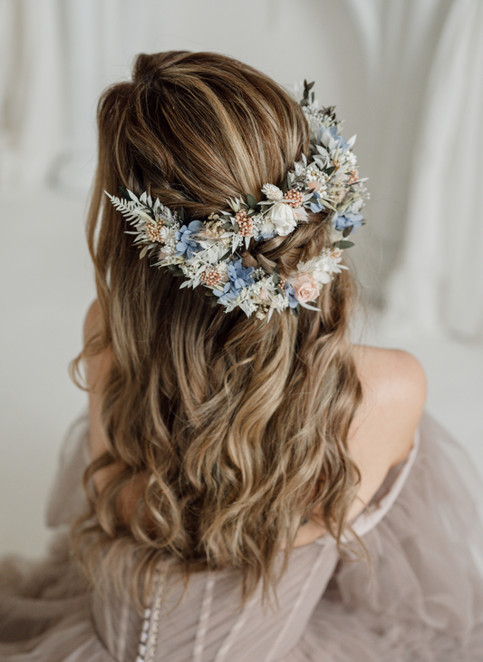 Lark Wildflower Wedding Dried Flower Headpiece