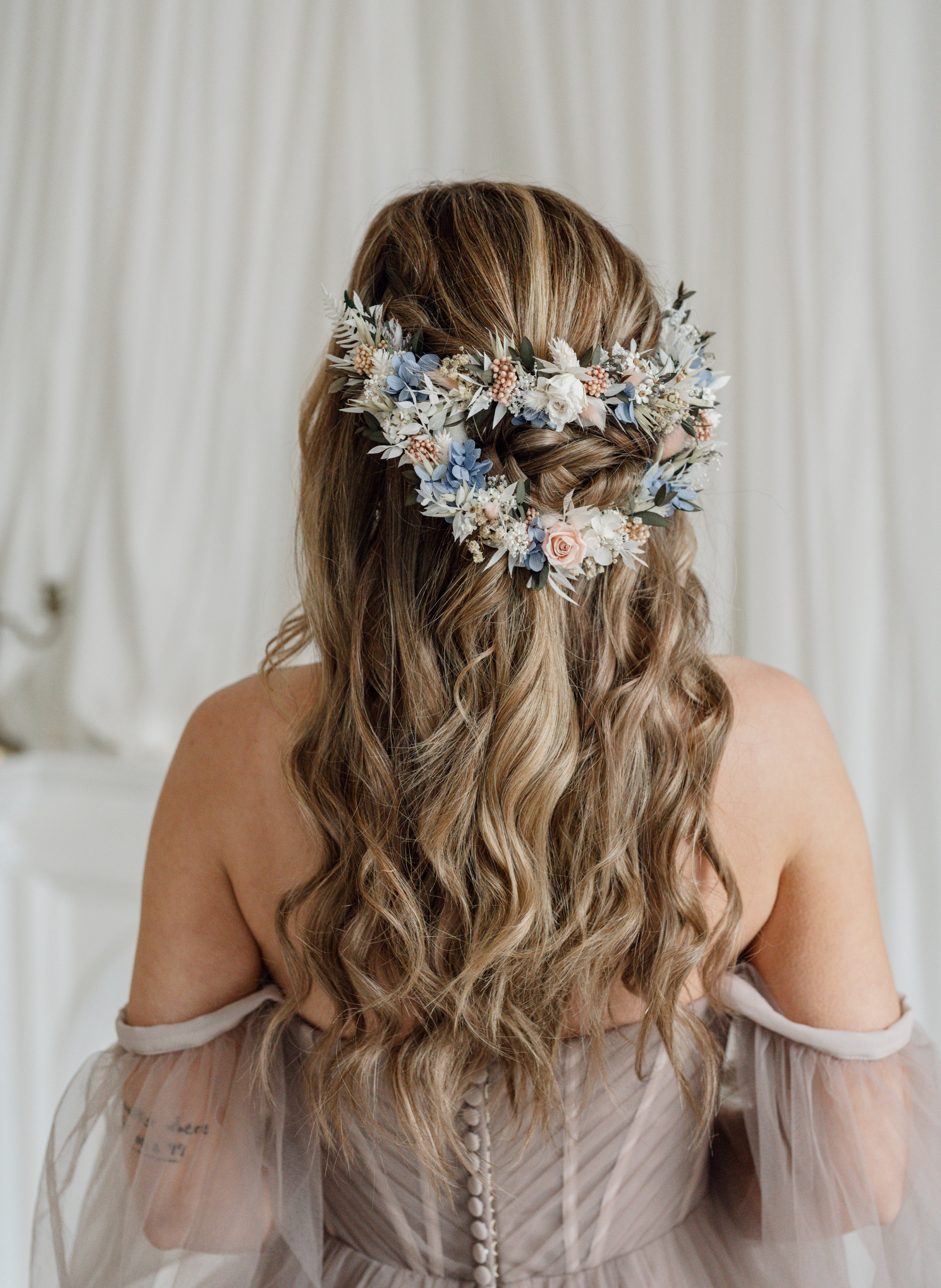 Lark Wildflower Wedding Dried Flower Headpiece 2