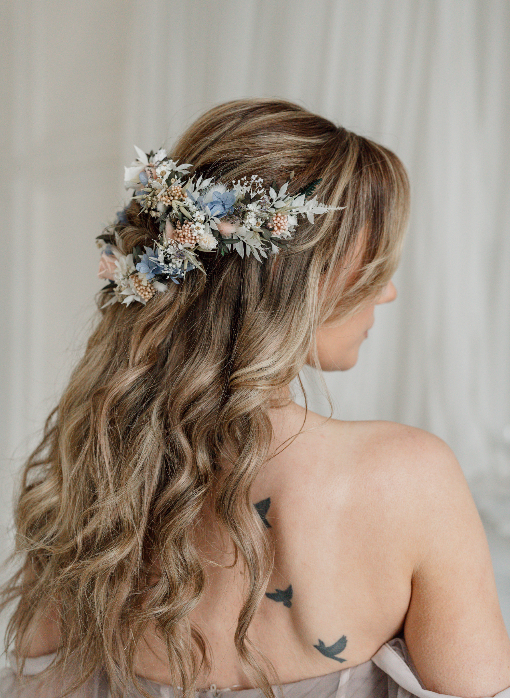 Lark Wildflower Wedding Dried Flower Headpiece 3