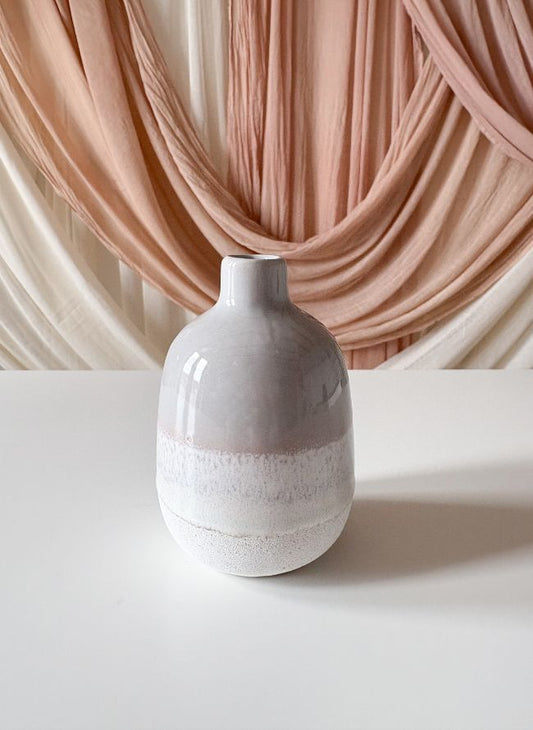 Ombre Glaze Grey Vase