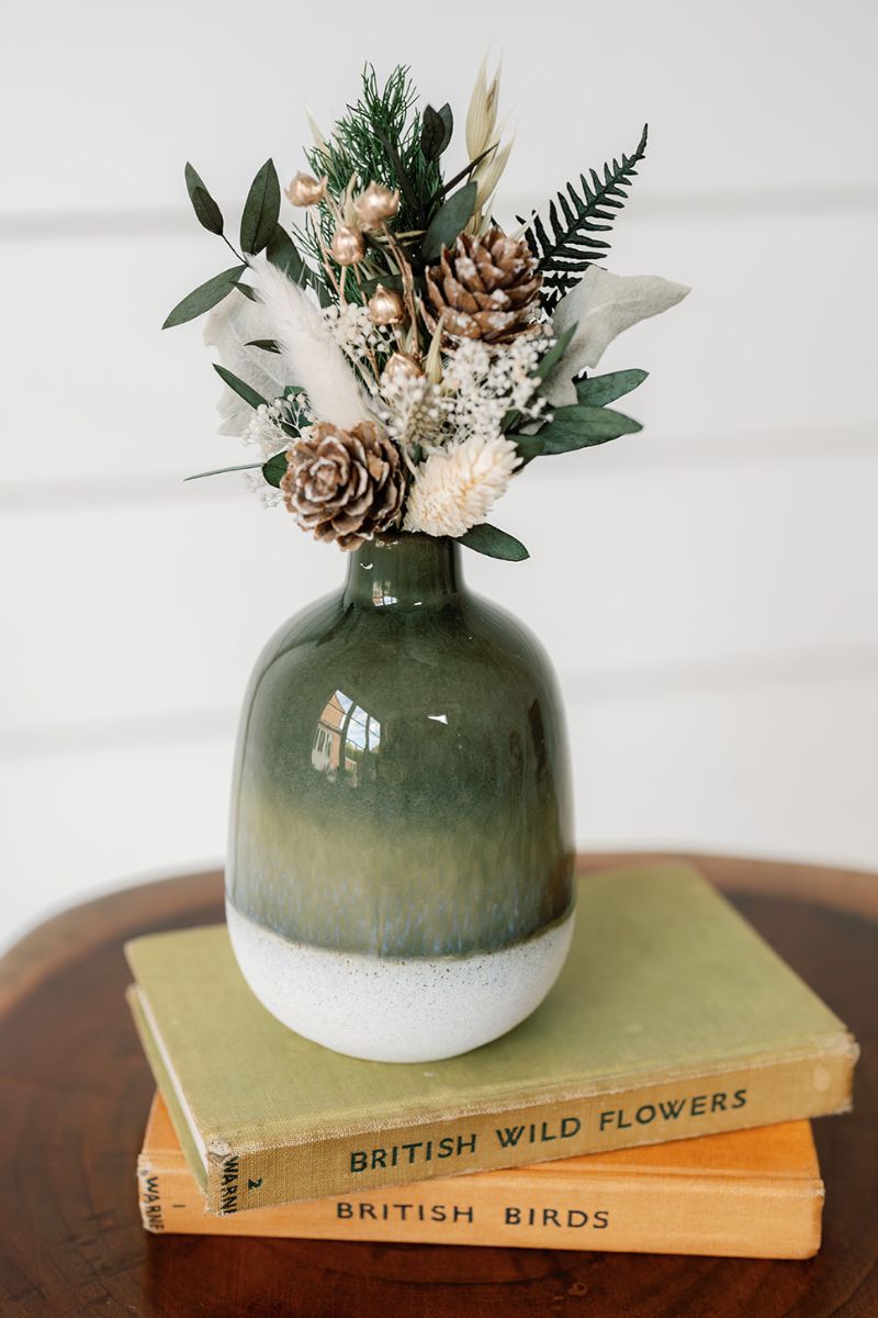 Happy Anniversary Dried Flower Bunch Greetings Card