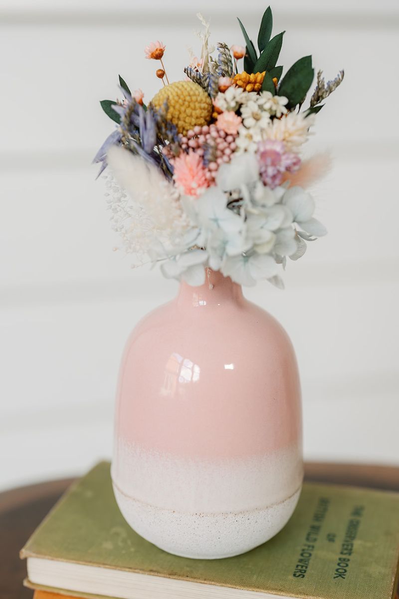 Happy Mothers Day Dried Flower Bunch Greetings Card