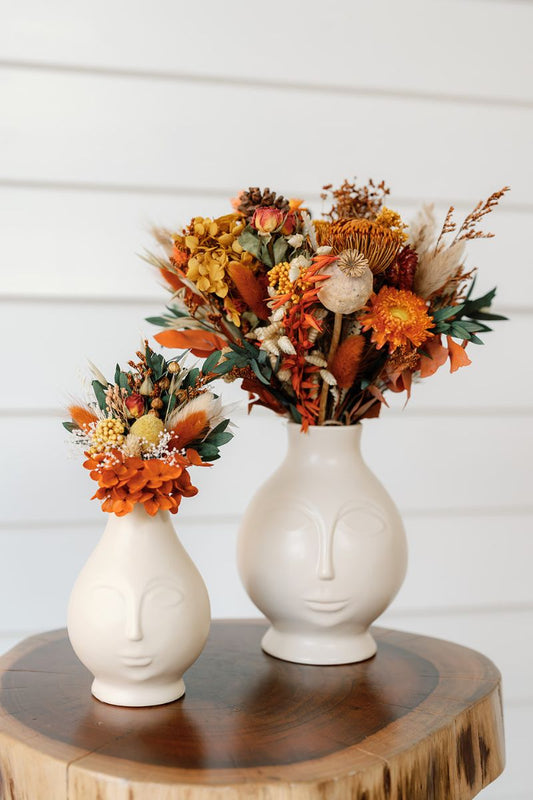 Ivory Scandi Face Vases | Home Decor | Luna & Wild