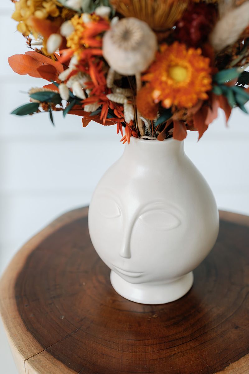 Ivory Scandi Face Vases | Home Decor | Luna & Wild